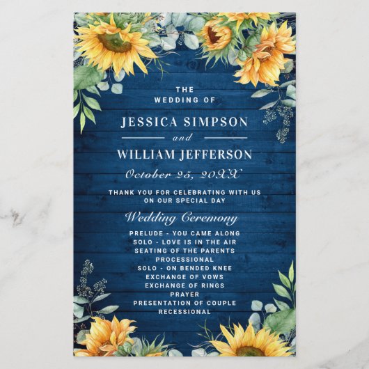 Programma voor zonnebloemen Eucalyptus Weddenschap (Voorkant)