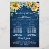 Programma voor zonnebloemen Eucalyptus Weddenschap (Achterkant)