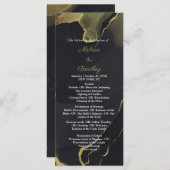 programma voor zwarte & goudmarmer (Voorkant / Achterkant)