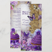 ProgrammaMenu Kaart Tea Party & Dessert Brunch Ins (Voorkant / Achterkant)