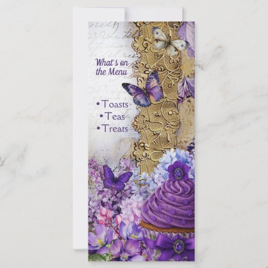 ProgrammaMenu Kaart Tea Party & Dessert Brunch Ins (Voorkant)