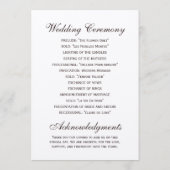 Programma's voor grensoverschrijdende bruiloft (Achterkant)