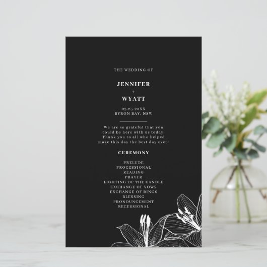 programma's voor het huwelijk van zwarte en witte  (Staand voorkant)