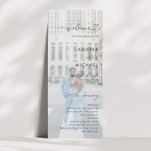 Programme 2 Photos de fond Romantique Coeur Script Mariage c