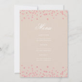Programme 70e Anniversaire Menu Rose Gold Champagn (Dos)
