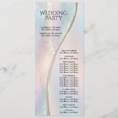 Programme Abstrait de mariage d'iridescendance mod (Dos)