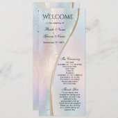 Programme Abstrait de mariage d'iridescendance mod (Devant / Derrière)