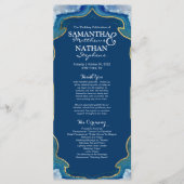 Programme Agate Elegant Pretty Blue Turquoise Geode Programm (Devant)