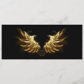 Programme Ailes d'Ange d'or sur arrière - plan noir (Devant)