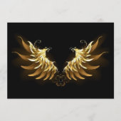 Programme Ailes d'Ange d'or sur arrière - plan noir (Devant)