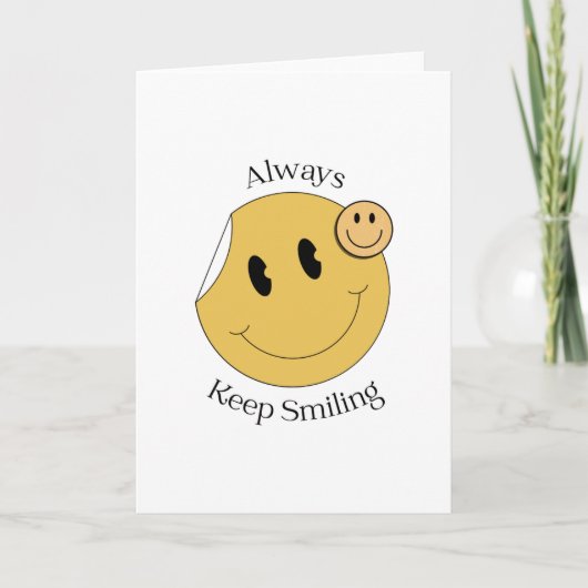 Programme Always Keep Smiling CardFolded Program (Devant)
