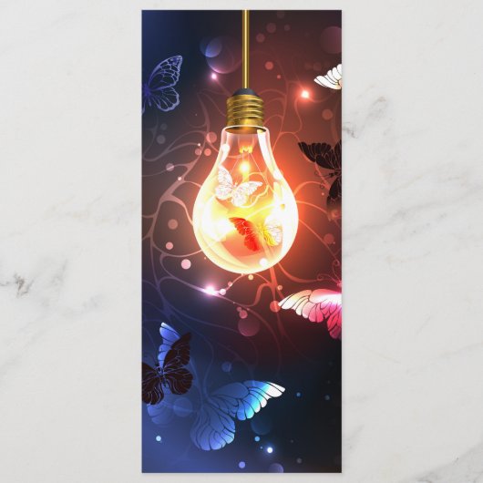 Programme Ampoule lumineuse avec papillons nocturnes (Devant)
