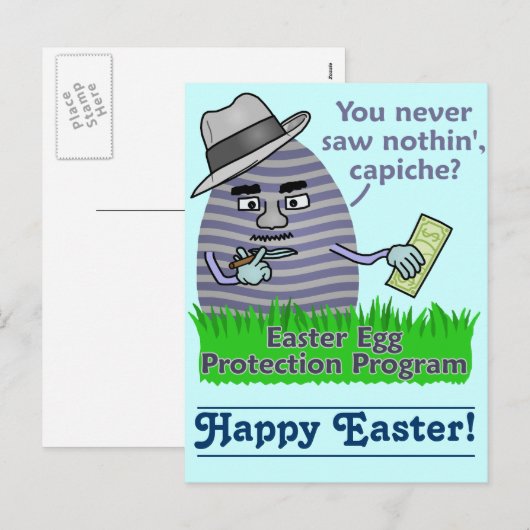 Programme amusant de protection contre les oeufs d (Devant / Derrière)