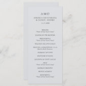 Programme Andrea Grey Mariage élégant (Devant / Derrière)