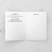 Programme Ange funèbre de programme, écriture sainte, (Intérieur)