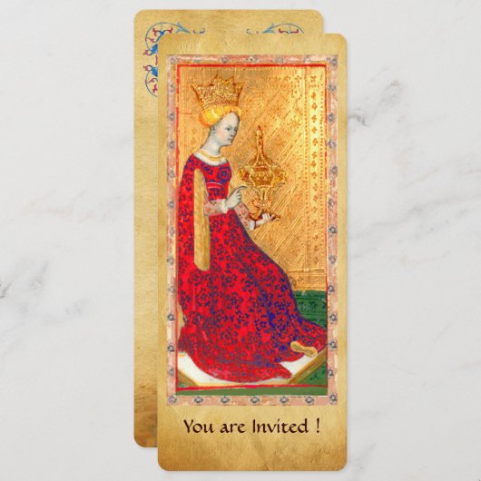 Programme ANTIQUE RENAISSANCE CITOYENS REINE DE CUPS Program (Devant / Derrière)