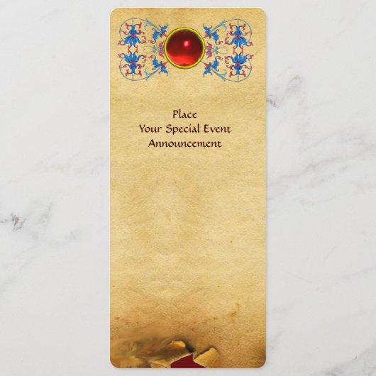 Programme ANTIQUE RENAISSANCE CITOYENS REINE DE CUPS Program (Dos)