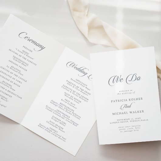 Programme Appel à la calligraphie chic classique Nous faison