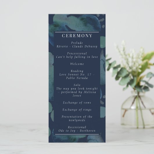 Programme Aquarelle Abstraite Emerald de la marine moderne (Debout devant)