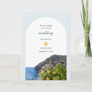 Programme Aquarelle Arch de la Côte d'Amalfi Italie Citrons