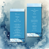 Programme Aquarelle bleue luxueuse Abstraite Pearlescent