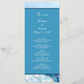 Programme Aquarelle bleue luxueuse Abstraite Pearlescent (Devant)