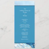 Programme Aquarelle bleue luxueuse Abstraite Pearlescent (Dos)