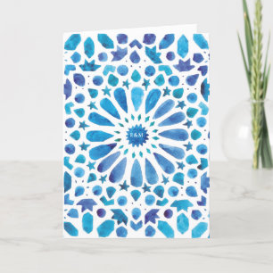 Programme Aquarelle bleue Méditerranée Carrelage Motif plié