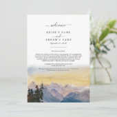 Programme Aquarelle Blue Mountains Pine Itinéraire Mariage (Debout devant)