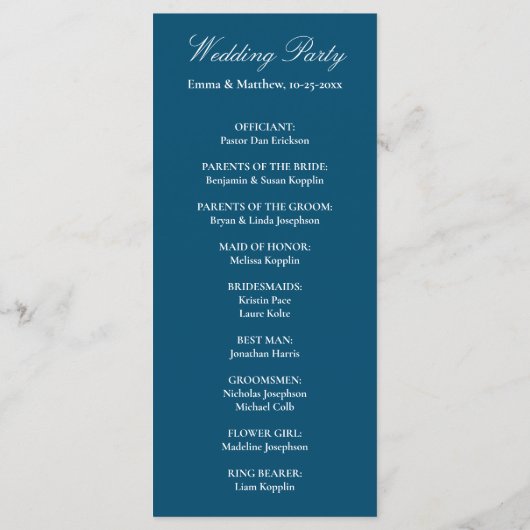 Programme Aquarelle Botanique Citron Mariage bleu (Dos)