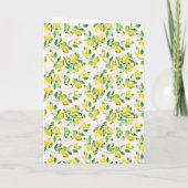 Programme Aquarelle Citron méditerranéen plié (Dos)