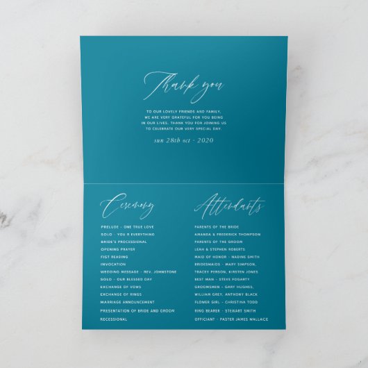 Programme Aquarelle Floral Mariage Fiesta (Intérieur)