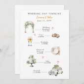 Programme Aquarelle Illustration du calendrier du jour de ma (Devant / Derrière)