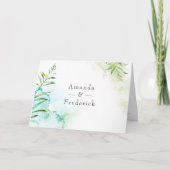 Programme Aquarelle Mariage de verdure (Devant)