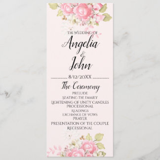 Programme Aquarelle Mariage floral