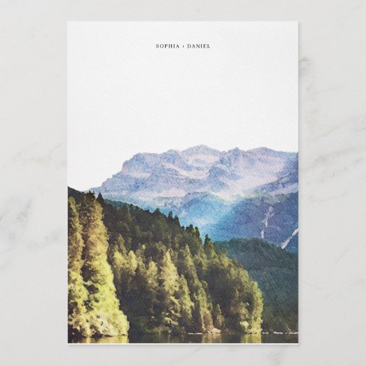 Programme Aquarelle Montagnes Mariage Accueil Itinéraire (Dos)