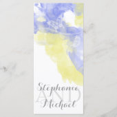 Programme Aquarelle Papillon Périwinkle Lemon Program Rack (Devant)