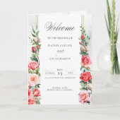 Programme Aquarelle romantique Roses roses roses et calligra (Devant)