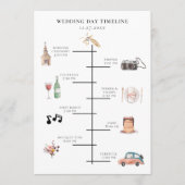 Programme Aquarelle rustique Illustrée Chronologie du jour d (Devant)