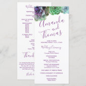 Programme Aquarelle Succulente | MARIAGE (Devant / Derrière)