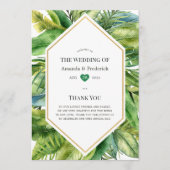 Programme Aquarelle Tropical Summer Beach Wedding (Devant)