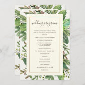 Programme Aquarelle verte et Mariage boisé (Devant / Derrière)