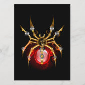 Programme Araignée en vapeur noire (Devant)