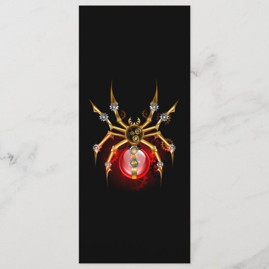 Programme Araignée en vapeur noire (Devant)