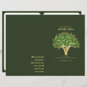 Programme Arbre de vie Mitzvah Couverture (Devant / Derrière)