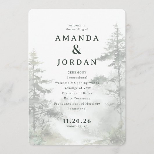 Programme Arbres sereins à l'aquarelle pastel (Devant)