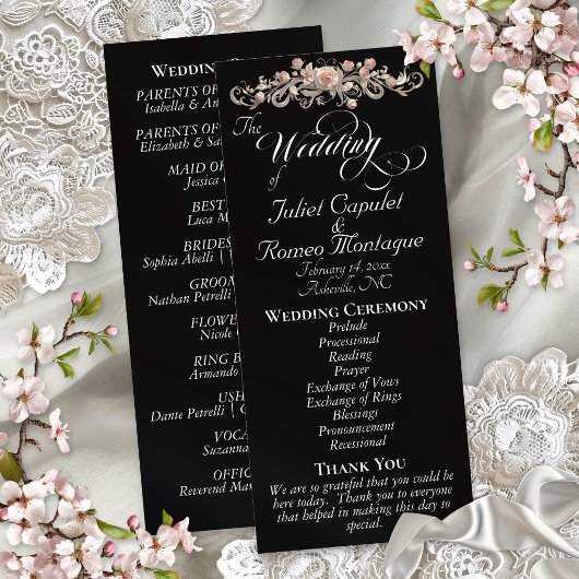 Programme Arc de Rose - Mariage Noir
