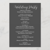 Programme Arc gris foncé simple moderne (Dos)