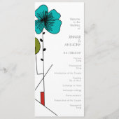 Programme Art contemporain Nouveau Floral Mariage (Devant)