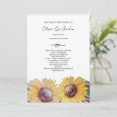 Programme Art Rustique Artistique Tournesol Aquarelle Art (Debout devant)